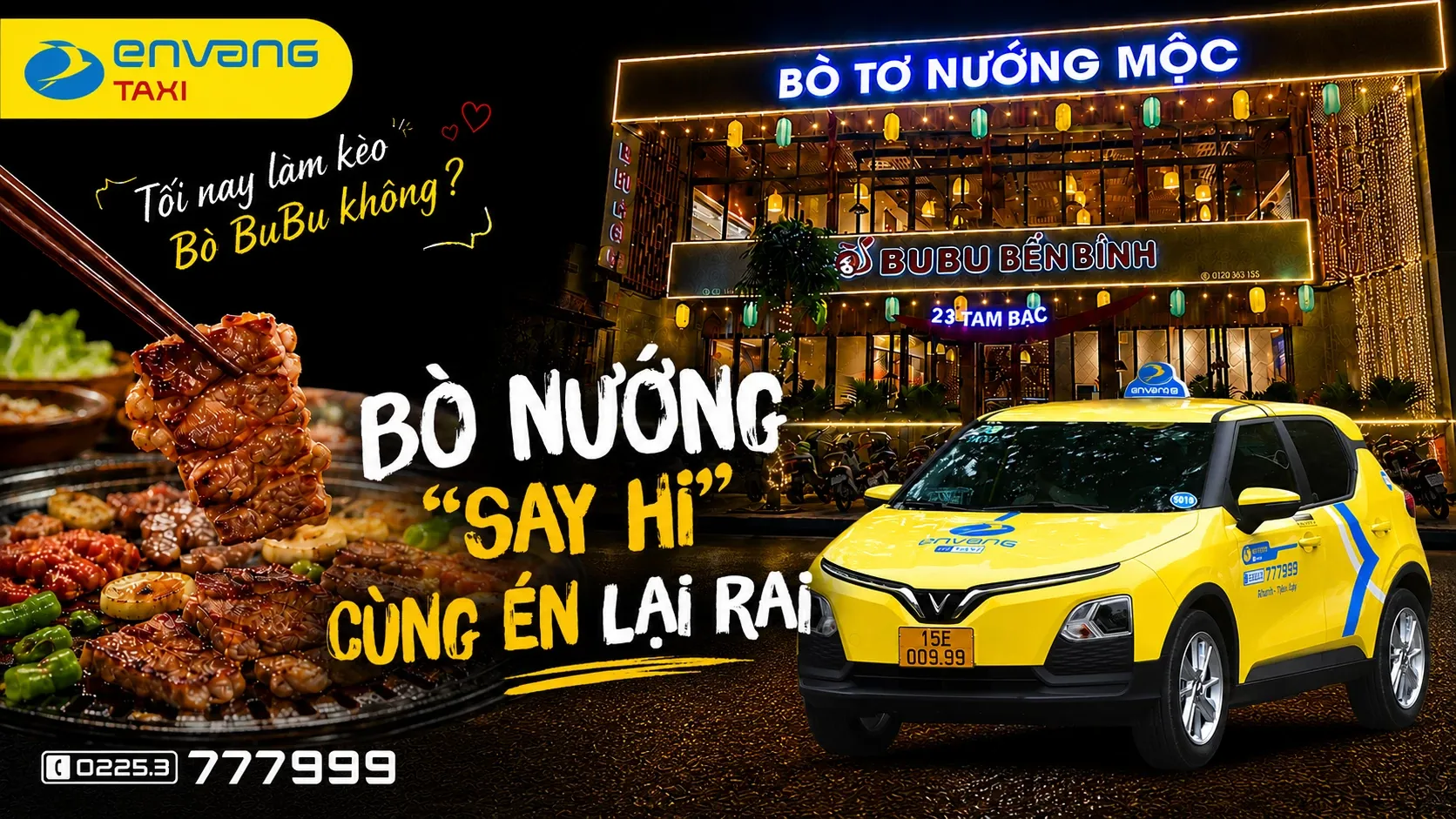 HÔM NAY ĂN GÌ? THEO ÉN VÀNG ĐI ĂN ĐỒ NƯỚNG NGON TẠI BUBU BẾN BÍNH