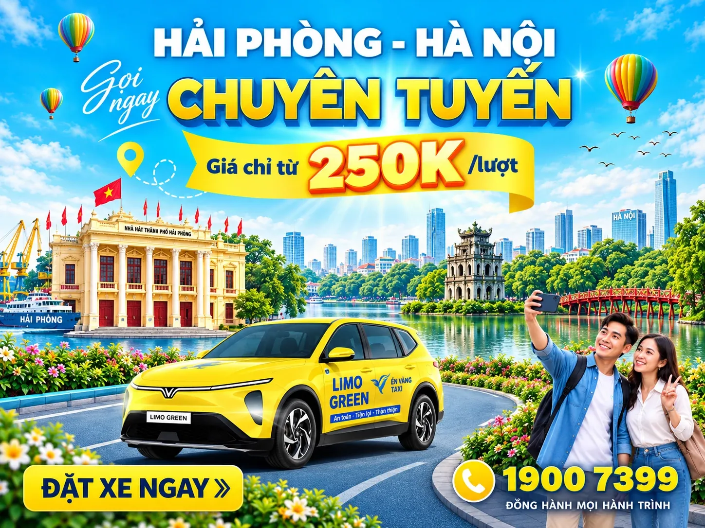 HẢI PHÒNG – HÀ NỘI: THOẢI MÁI TRÊN MỌI HÀNH TRÌNH