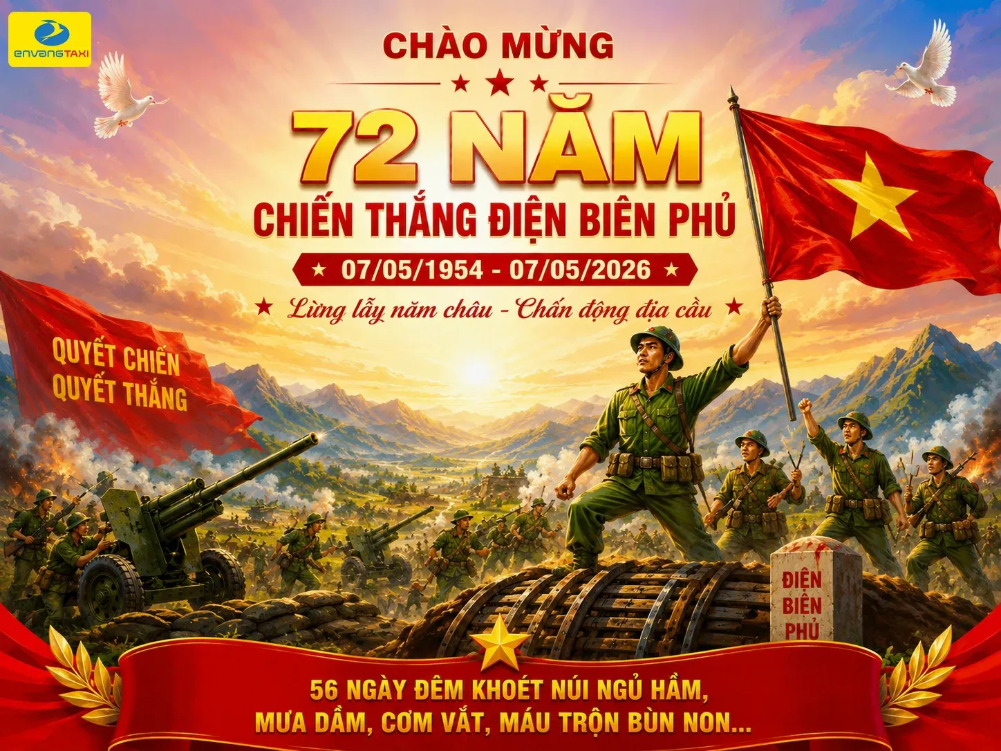 KỶ NIỆM 72 NĂM CHIẾN THẮNG ĐIỆN BIÊN PHỦ (07/05/1954 – 07/05/2026)