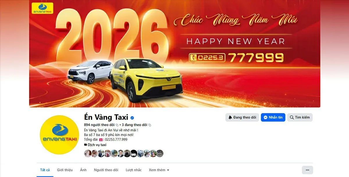 THÔNG BÁO CHÍNH THỨC ÉN VÀNG TAXI CHUYỂN SANG FANPAGE MỚI CÓ TICK XANH CHÍNH THỐNG