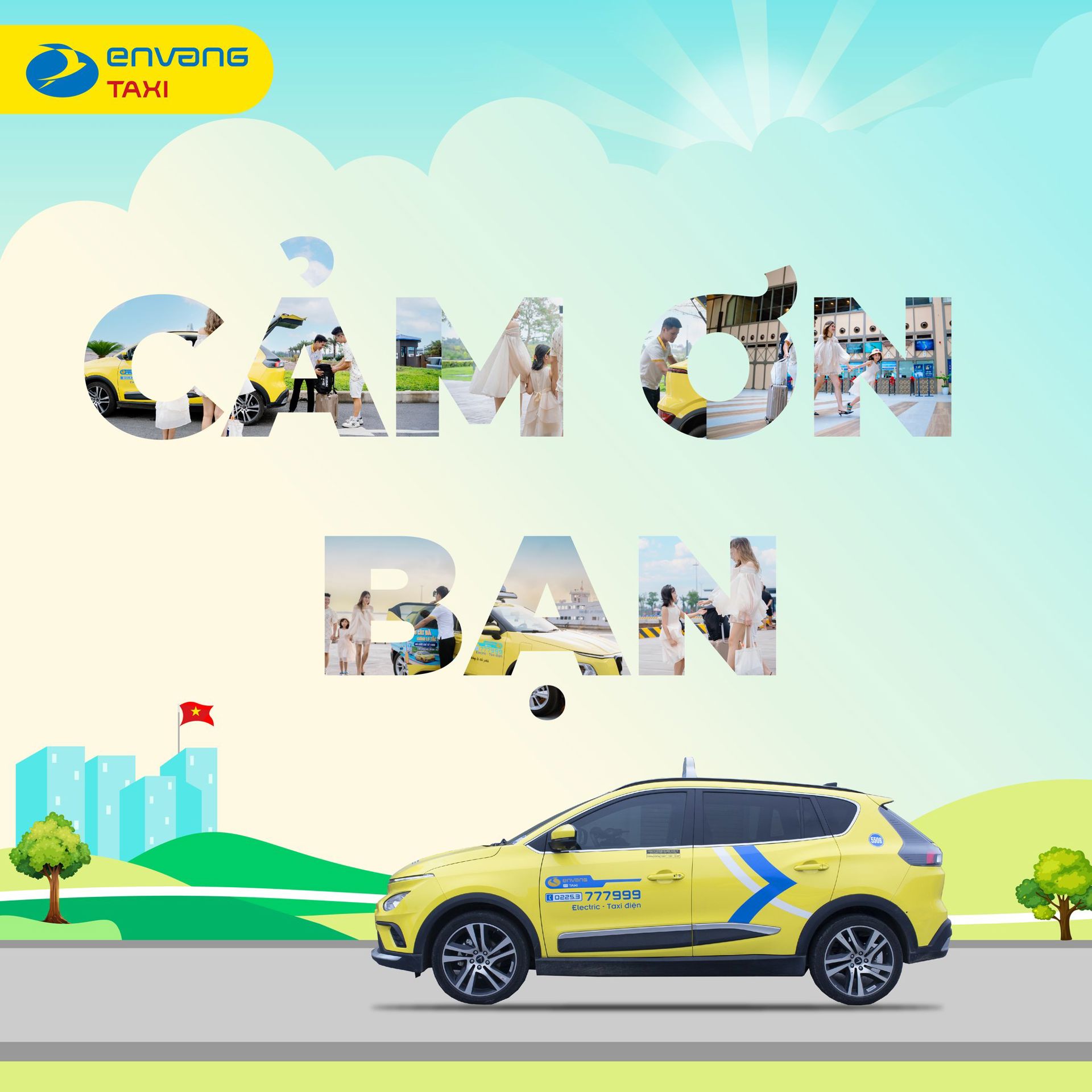 CẢM ƠN BẠN ĐÃ "CHỌN MẶT GỬI VÀNG" ÉN VÀNG TAXI