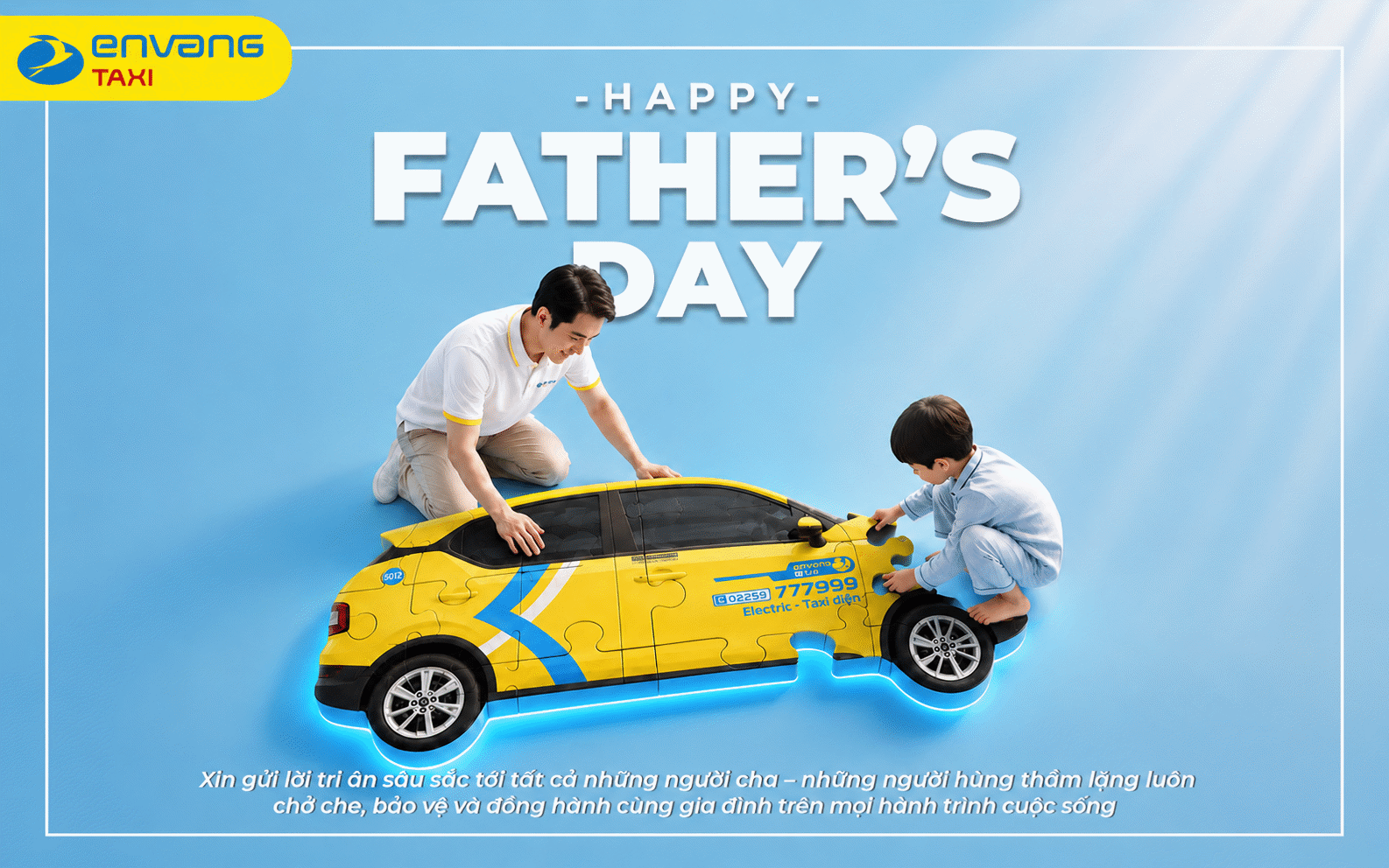 ÉN VÀNG TAXI CHÚC MỪNG NGÀY CỦA CHA