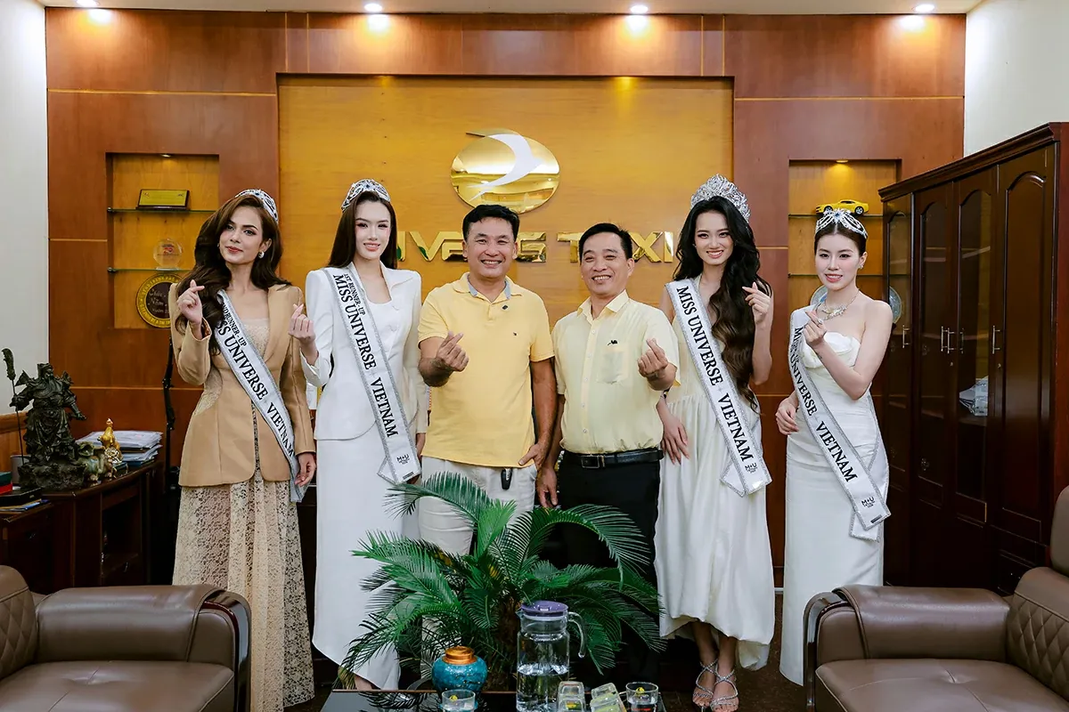 TOP 5 MISS UNIVERSE VIETNAM 2026 GHÉ THĂM ÉN VÀNG TAXI – KHI SẮC ĐẸP LAN TỎA NIỀM VUI VÀ KẾT NỐI