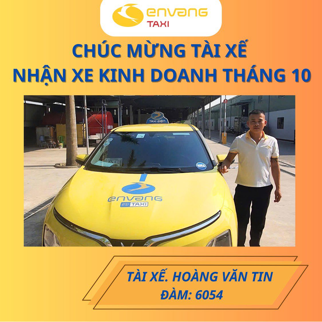 CHÚC MỪNG TÀI XẾ NHẬN XE KINH DOANH TRONG THÁNG 10/2024