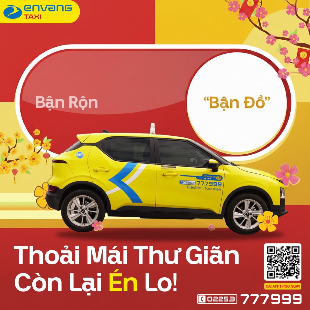 TẾT NHẤT ĐƯỜNG ĐÔNG – TẠM BIỆT NGÀN CHÔNG GAI MỖI KHI CẦM LÁI, VÌ NAY ĐÃ CÓ ÉN VÀNG TAXI