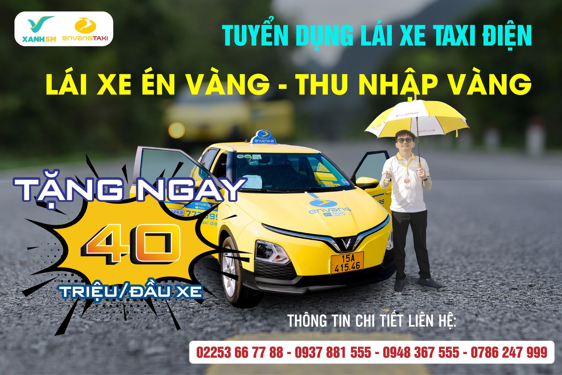 THAM GIA NGÀY HỘI LÁI XE ĐIỆN ÉN VÀNG ĐỂ CÓ THU NHẬP VÀNG