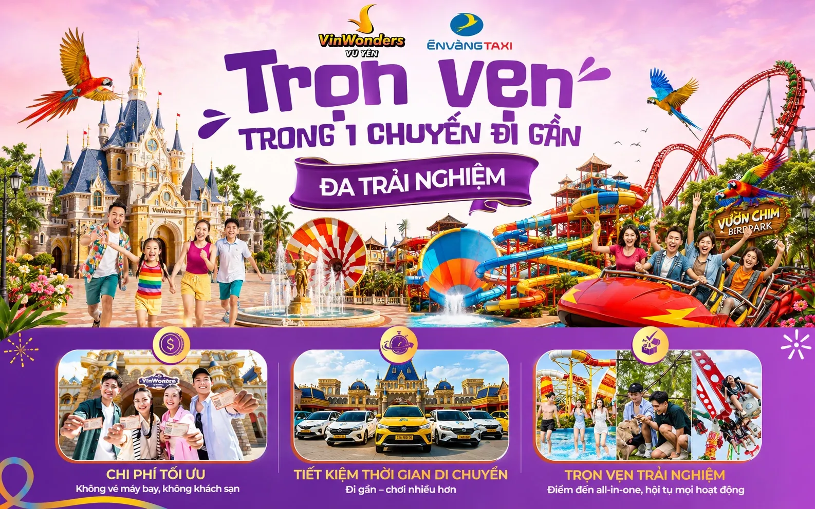 TRỌN VẸN CHUYẾN ĐI GẦN – ĐA TRẢI NGHIỆM TẠI VINWONDERS VŨ YÊN