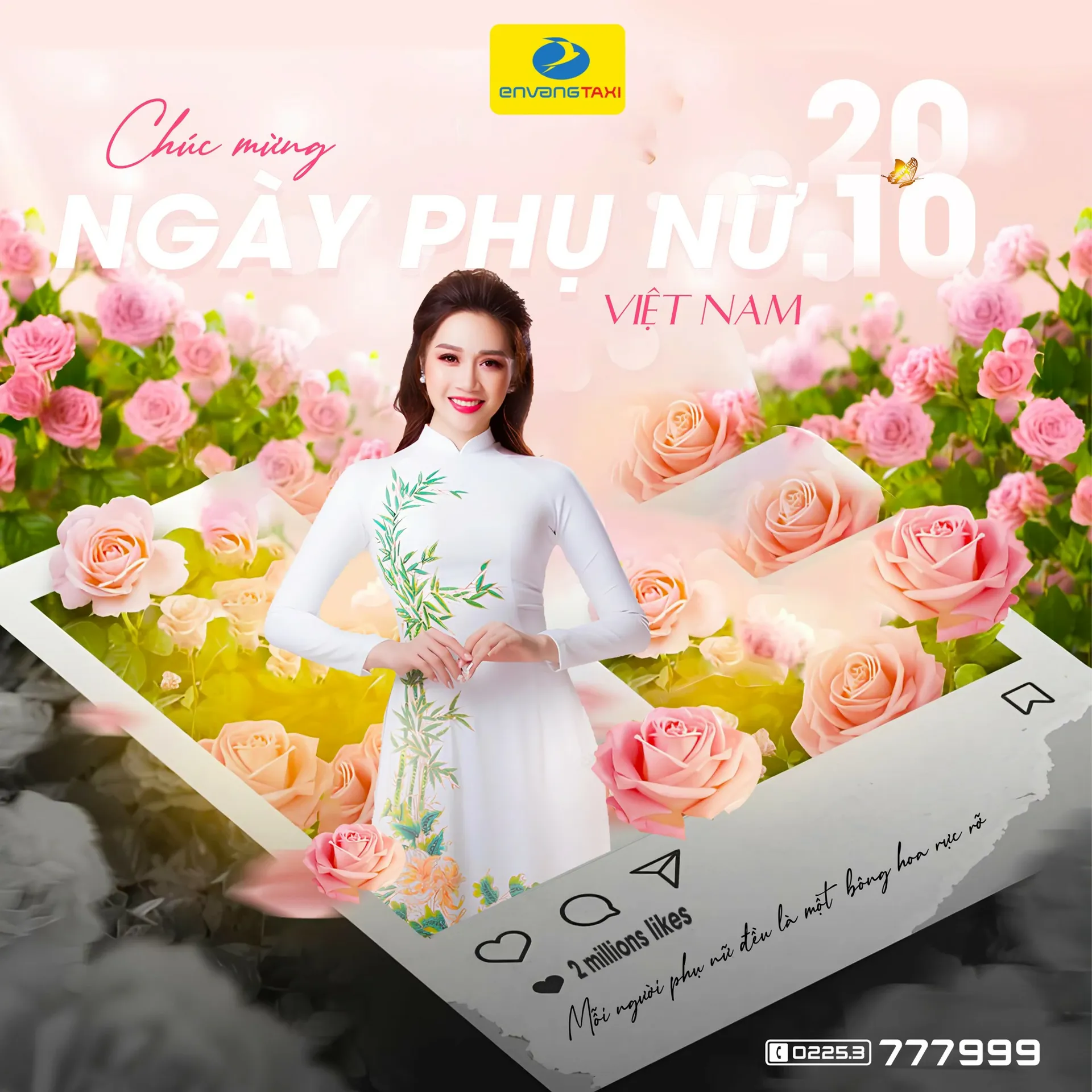 ÉN VÀNG TAXI CHÚC MỪNG NGÀY PHỤ NỮ VIỆT NAM 20-10