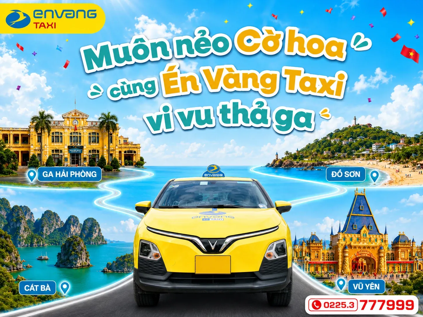 MUÔN NẺO CỜ HOA – CÙNG ÉN VÀNG TAXI VI VU THẢ GA DỊP QUỐC KHÁNH 2/9
